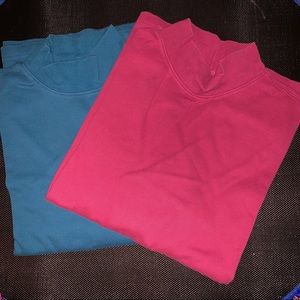 Two Lands’end turtle necks